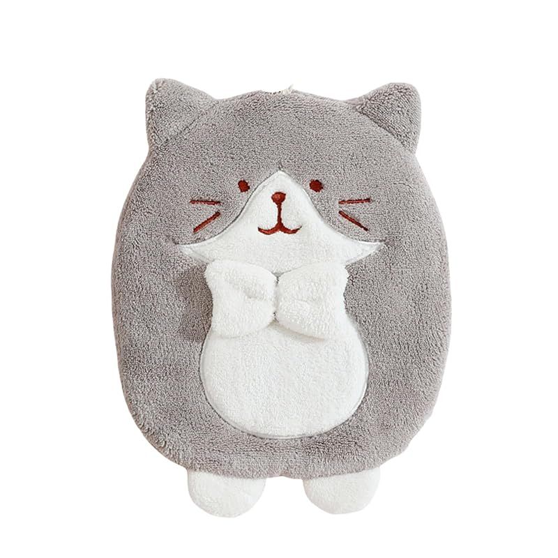 新品】 ADOSSY ハンドタオル 猫 19×25cm ループ付き マイクロ 新品】 ADOSSY ハンドタオル 猫 19×25cm ループ付き マイクロ