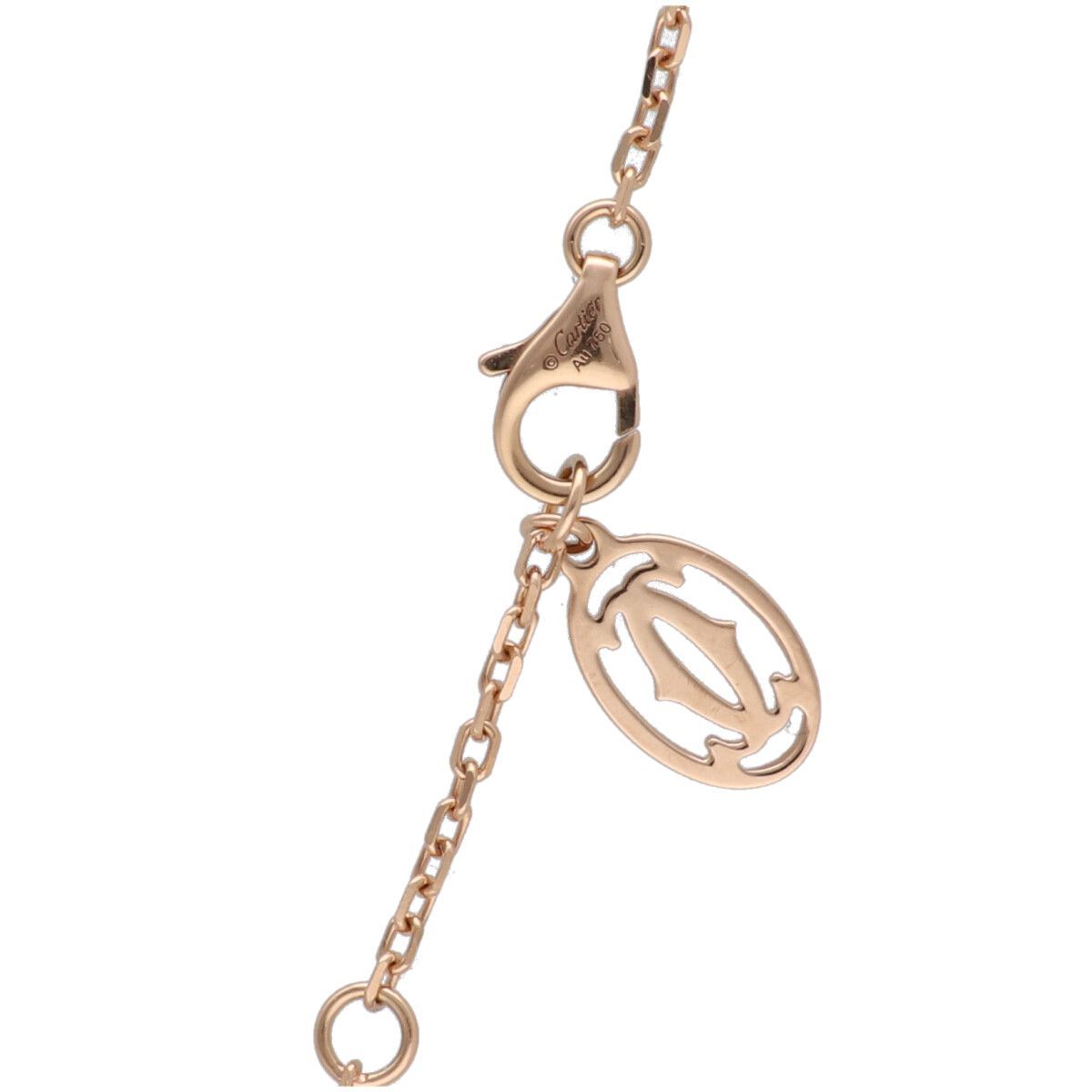 中古】 Cartier カルティエ ダムール ブレスレット スモールモデル PG 