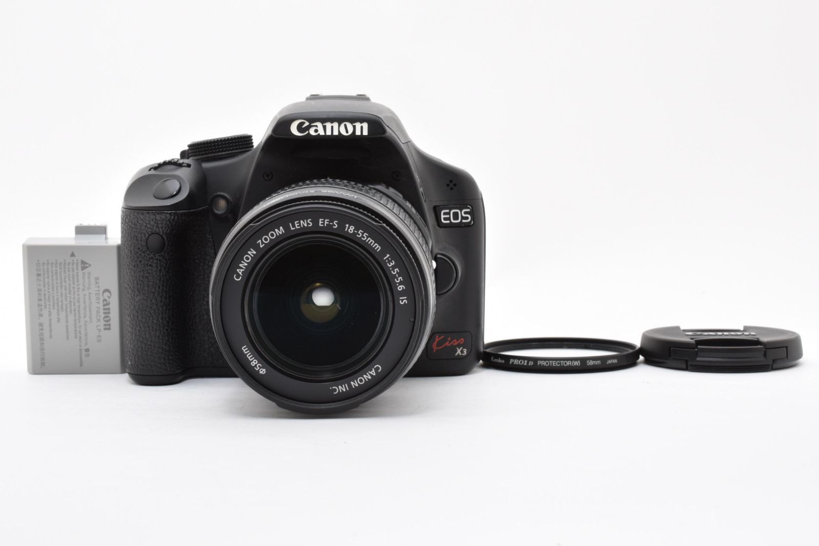☆良品☆ キヤノン CANON EOS Kiss X3 ボディ + EF-S 18-55mm F3.5-5.6 