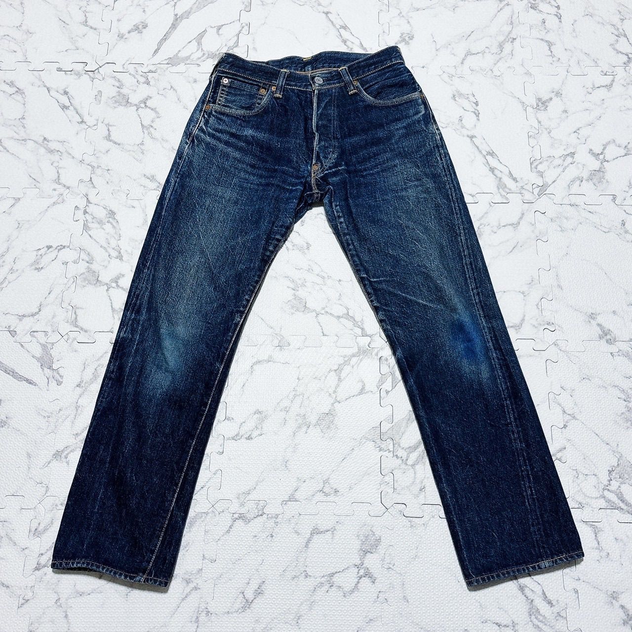 EVISU エヴィス No.2 LOT 2000 EVISU 黒カモメペイント セルビッチ