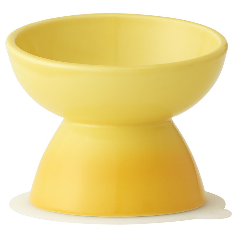 新着商品 スケーター (skater) 小型犬用 食器 陶磁器製 ペット餌入れ マット付 イエロー CHOB2