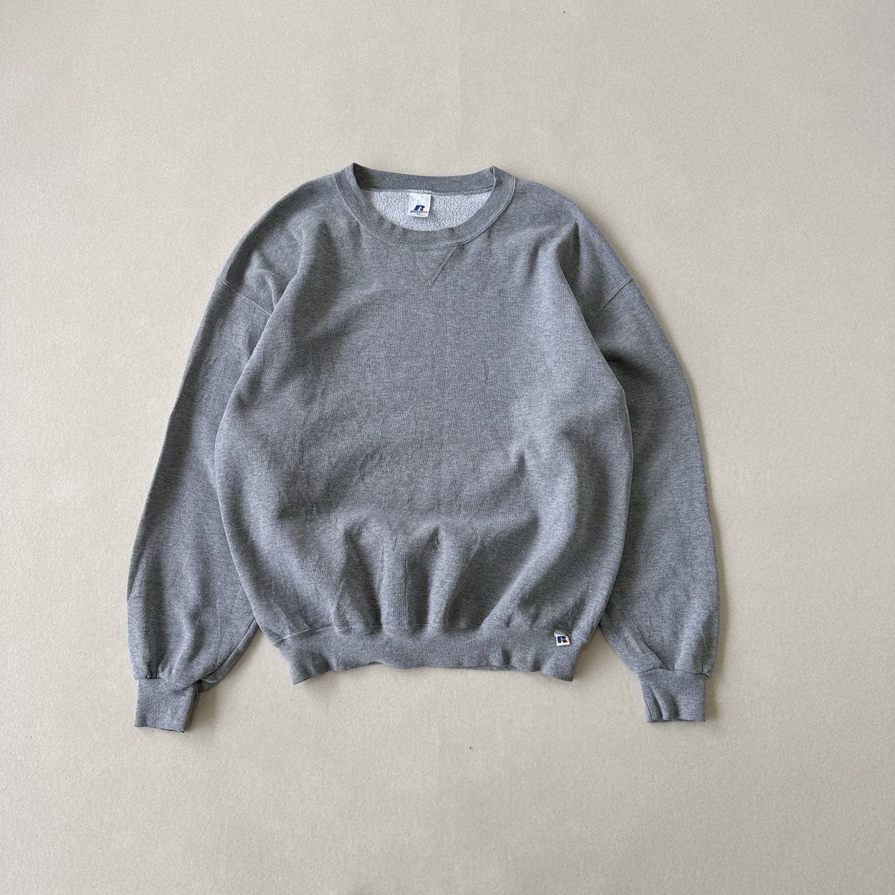 Vintage 90s Russell Athletic Made in Mexico XL Heather Grey Blank 