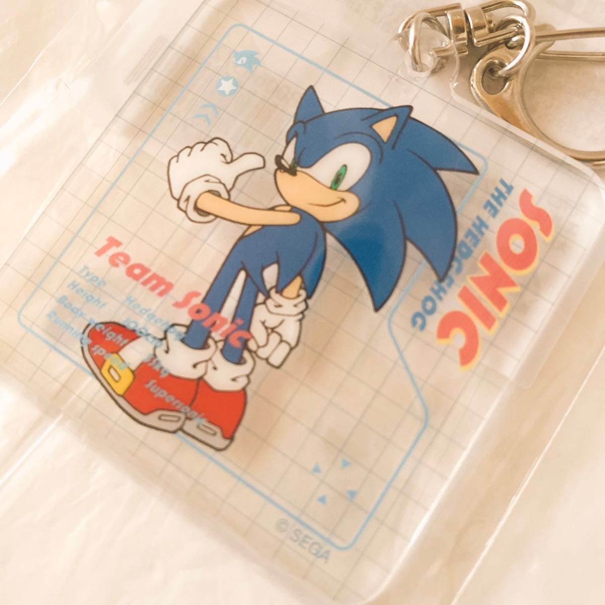 2個セット ソニックザヘッジホッグ アクリルキーホルダー ソニック