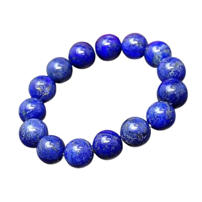 【新品】 [hinryo] 60510 今月の半額 わけあり 14mm ラピスラズリ ブレスレット 内径17cm 瑠璃石 ポーチ付き パキスタン産 天然石 パワーストーン 0 7,640円
