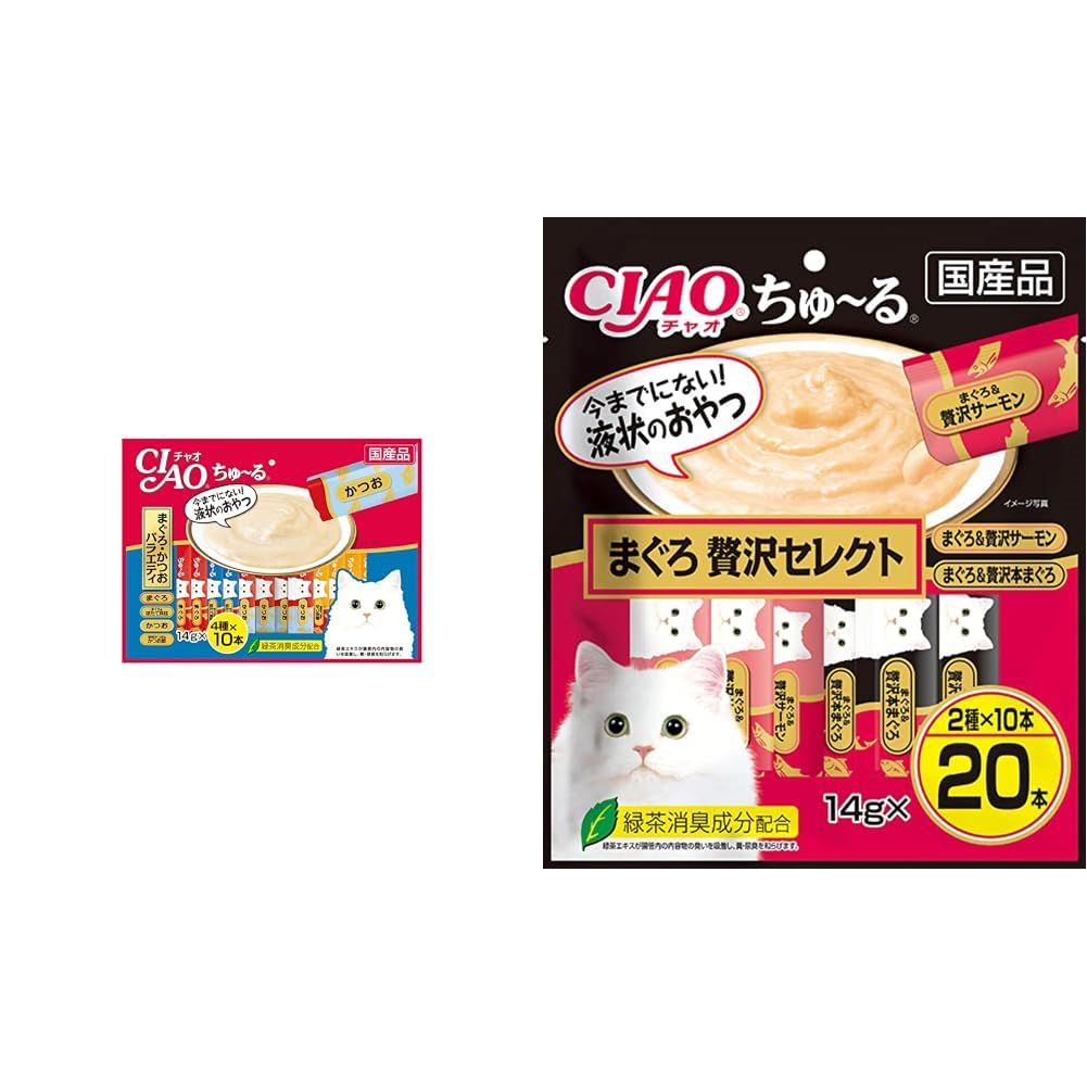 新品 【セット買い】CIAO (チャオ) ちゅ~る まぐろ・かつおバラエティ