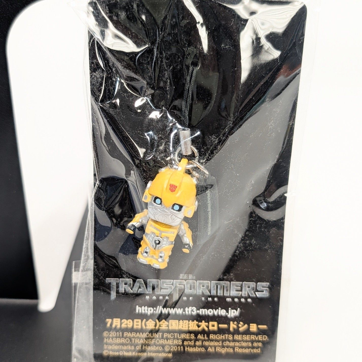 トランスフォーマー バンブルビーストラップ ・バイ ローズ・オニール キューピー バンブルビー キュージョン ストラップ 非売品 希少 ローズオニール