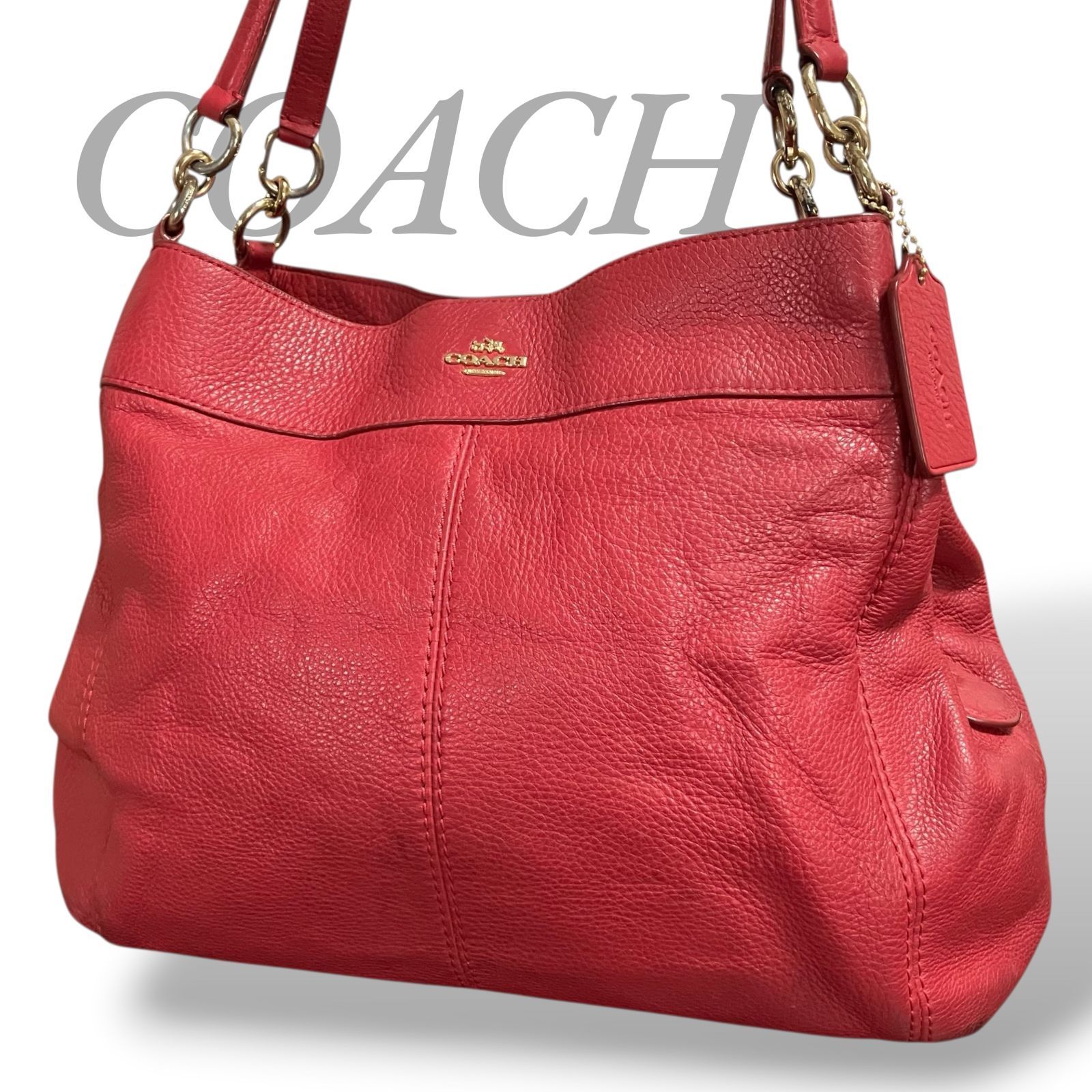 MY0574】COACH コーチ トートバッグ ワンショルダー ハンドバッグ 