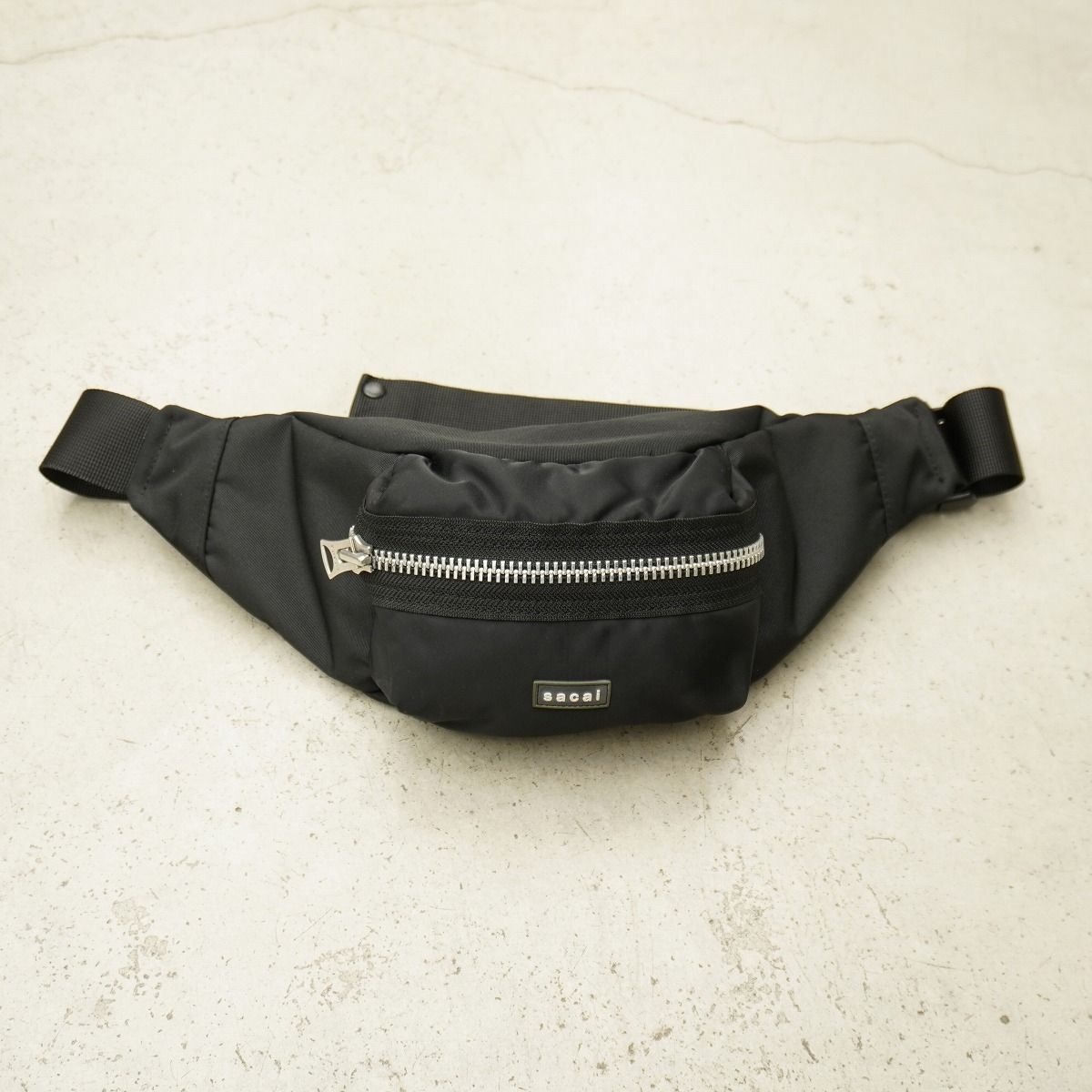 美品2025年 Sacai サカイ POCKET BUM BAG ウエスト ボディ バッグ