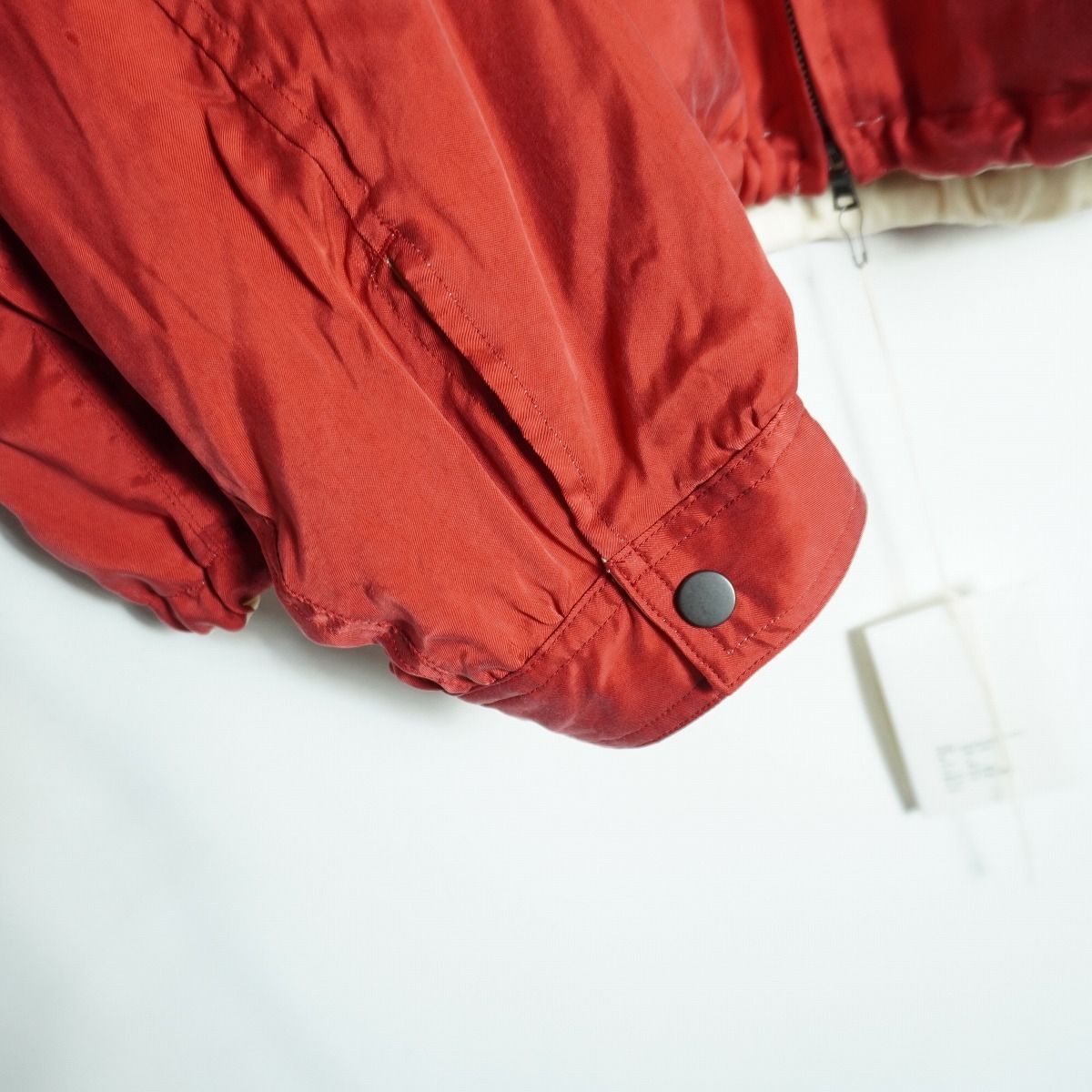新品 26SS ANCELLM アンセルム CUPRO REVERSIBLE JACKET RED キュプラ 