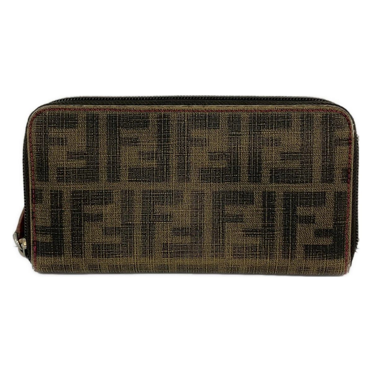 FENDI(フェンディ) 長財布 ズッカ柄 8M0024 ライトブラウン×ダーク 