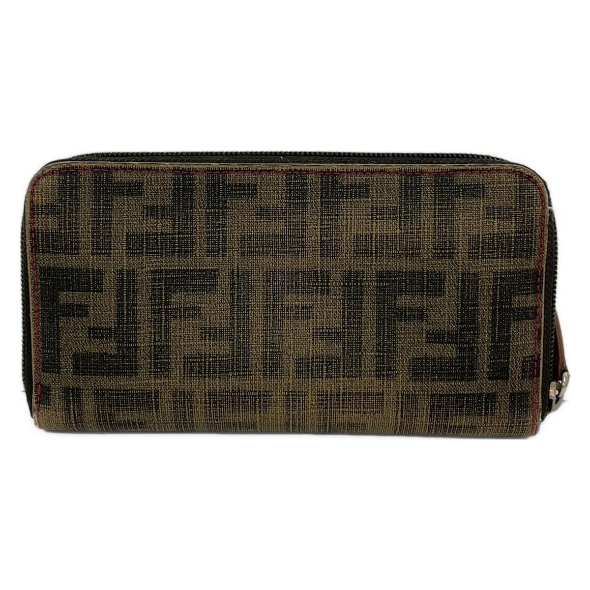FENDI(フェンディ) 長財布 ズッカ柄 8M0024 ライトブラウン×ダークブラウン FENDI(フェンディ) 長財布 ズッカ柄 8M0024 ライトブラウン×ダーク