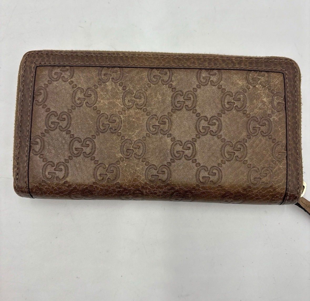 美品◎GUCCI グッチ インターロッキング グッチシマ GG柄 レザー