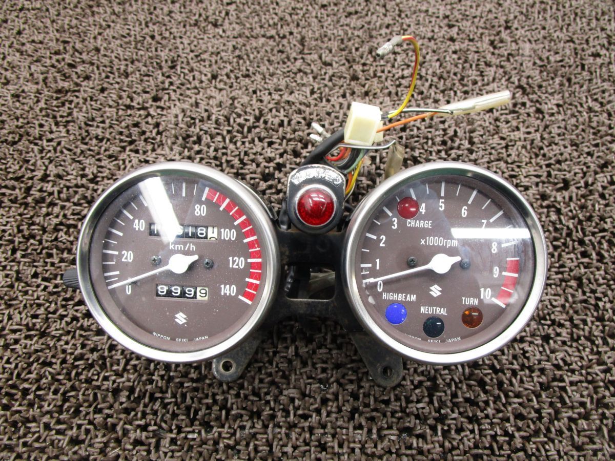 RG185 メーター スピード タコ △B5394 インジケーターランプ！GT185 
