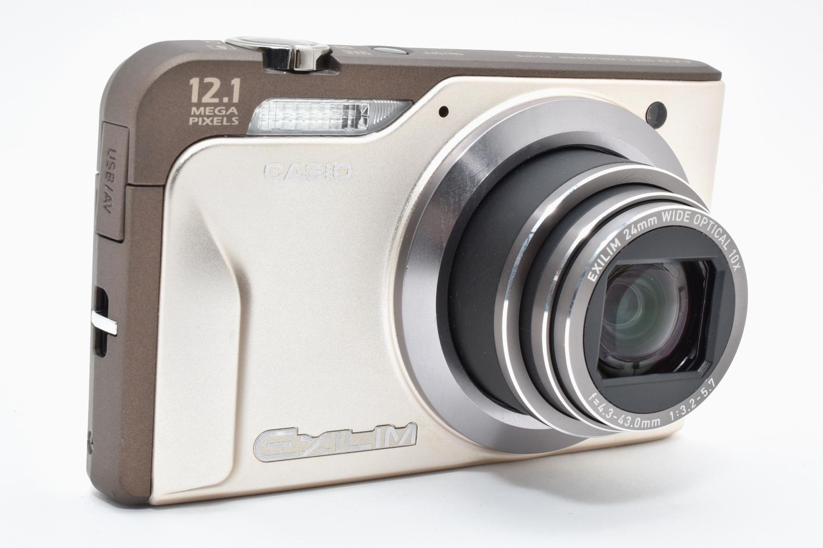 完動品】CASIO EXILIM EX-H10 ゴールド 電池持ち1000枚撮影 広角24mm