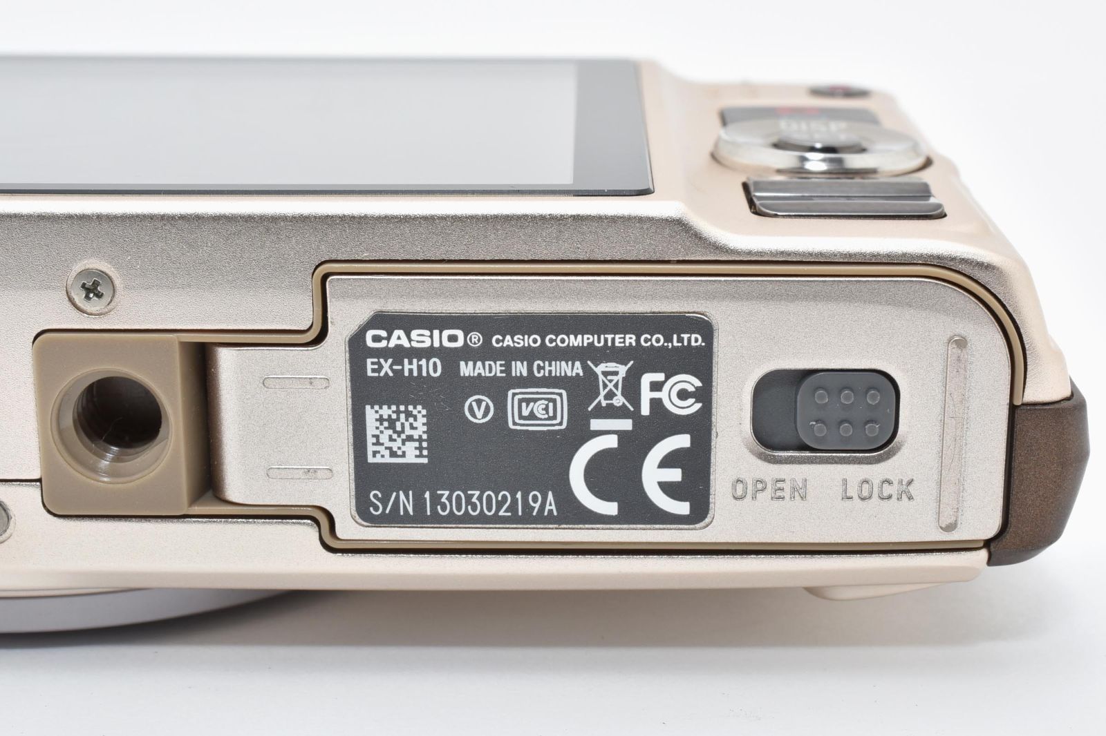 CASIO カシオ EXILIM EX-H10 ゴールド デジカメ 箱あり CASIO - CASIO カシオ EXILIM EX-H10 ゴールド デジカメ 箱ありの通販