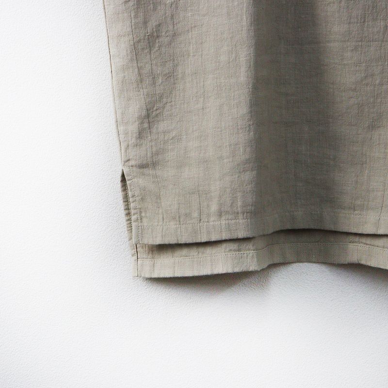 2025SS エヴァムエヴァ evam eva Water linen sleeveless ウォーターリネン スリーブレス M｜ベージュ トップス ブラウス【2400014916942】 evam eva - 2025SS エヴァムエヴァ evam eva Water linen sleeveless