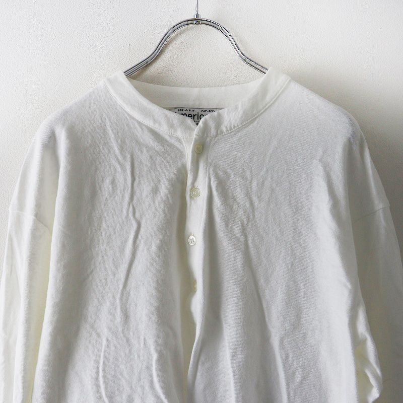 ドゥーズィエムクラス　Americana ヘンリーネック❤︎新品 DEUXIEME CLASSE - AMERICANA 別注 ヘンリーネックロングスリーブT