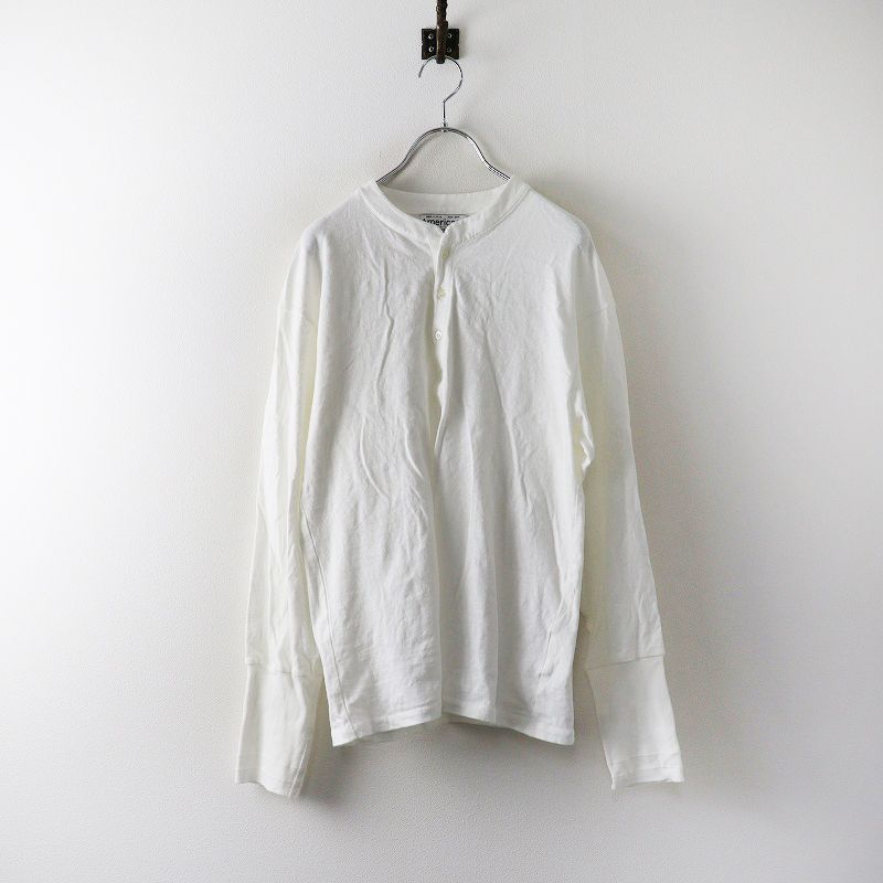 ドゥーズィエムクラス　Americana ヘンリーネック❤︎新品 DEUXIEME CLASSE - AMERICANA 別注 ヘンリーネックロングスリーブT