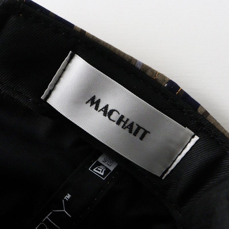 美品 マチャット MACHATT × ニューエラ NEWERA コラボキャップ