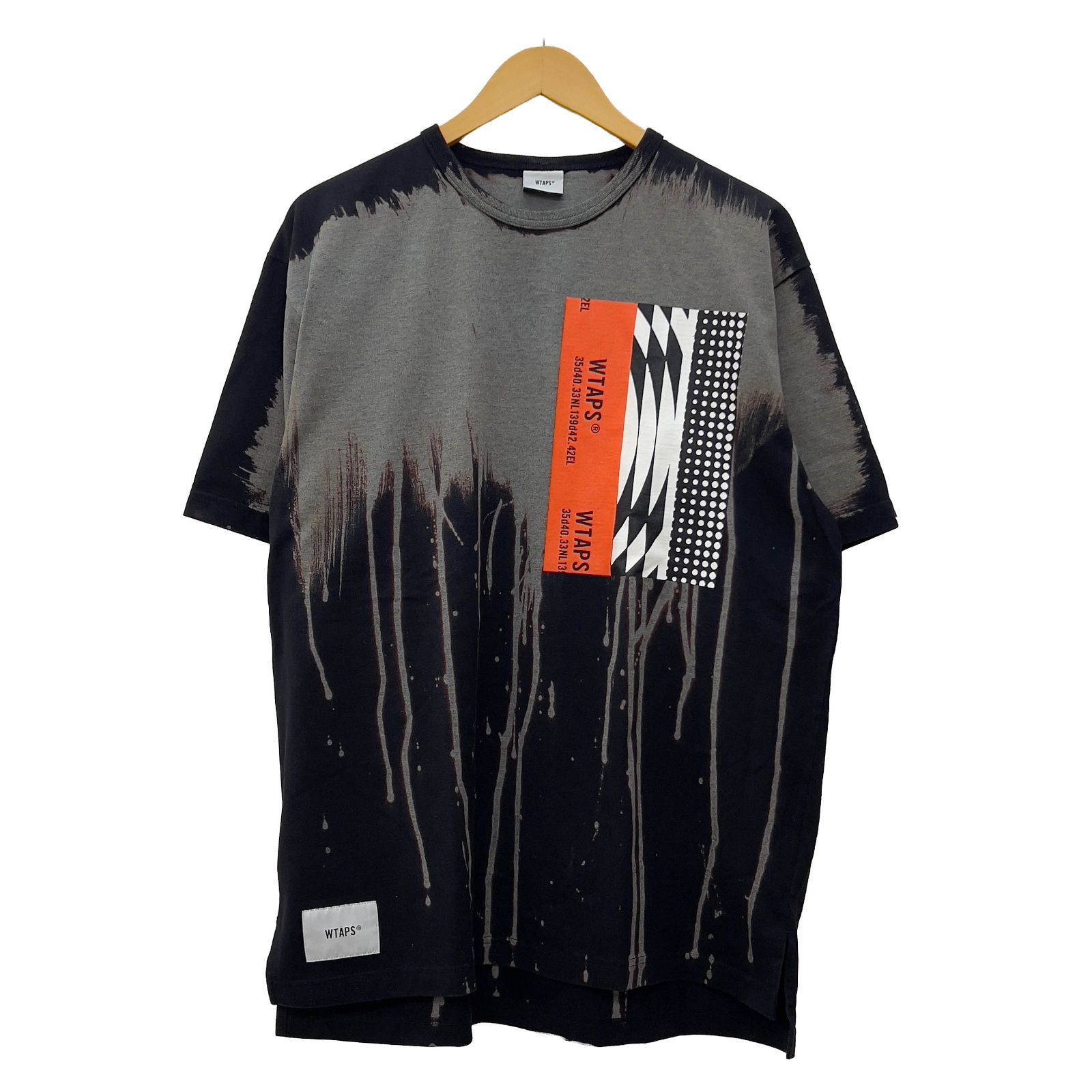 WTAPS ダブルタップス MELANCHOLIC 01 サイズ03 半袖 Tシャツ ブラック 