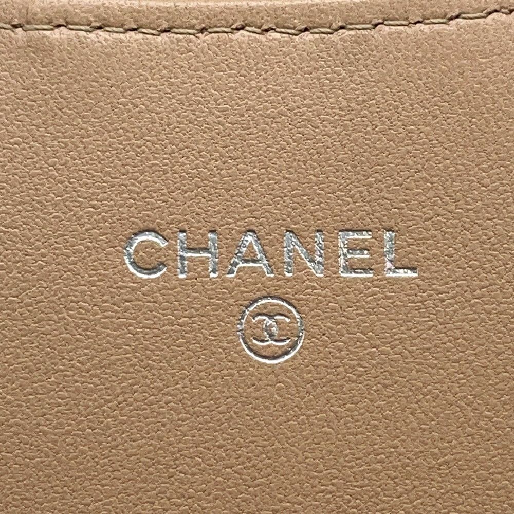 シャネル 長財布 マトラッセ ココマーク クラシック ロング フラップ ウォレットラムスキン A80758 CHANEL - シャネル 長財布 マトラッセ ココマーク クラシック ロング