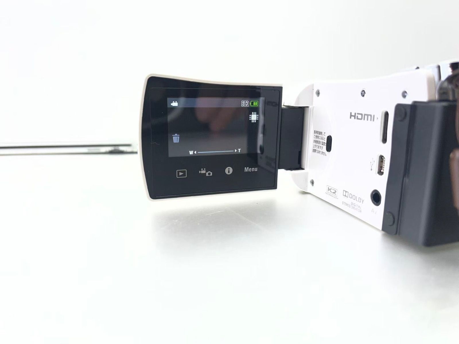 Victor JVC Baby Movie GZ-N1-W ビデオカメラ 動作品 （美品） - メルカリ