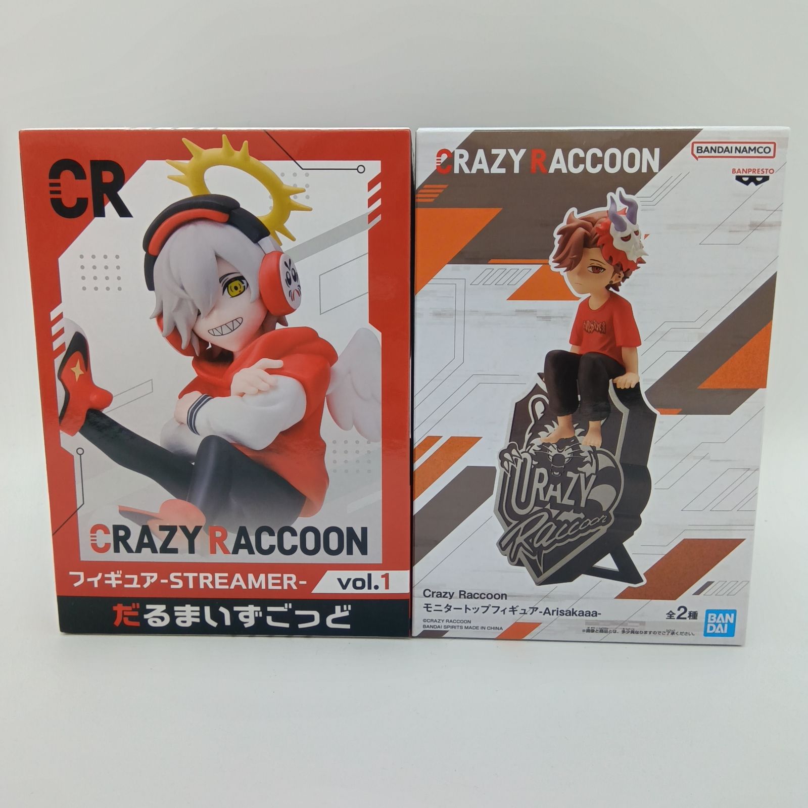 未開封】Crazy Raccoon クレイジーラクーン フィギュア 2体セット