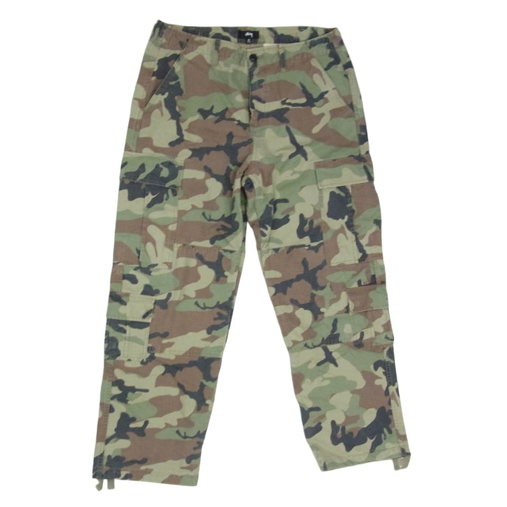 STUSSY ステューシー 116586 RIPSTOP SURPLUS CARGO PANT カモ柄 迷彩