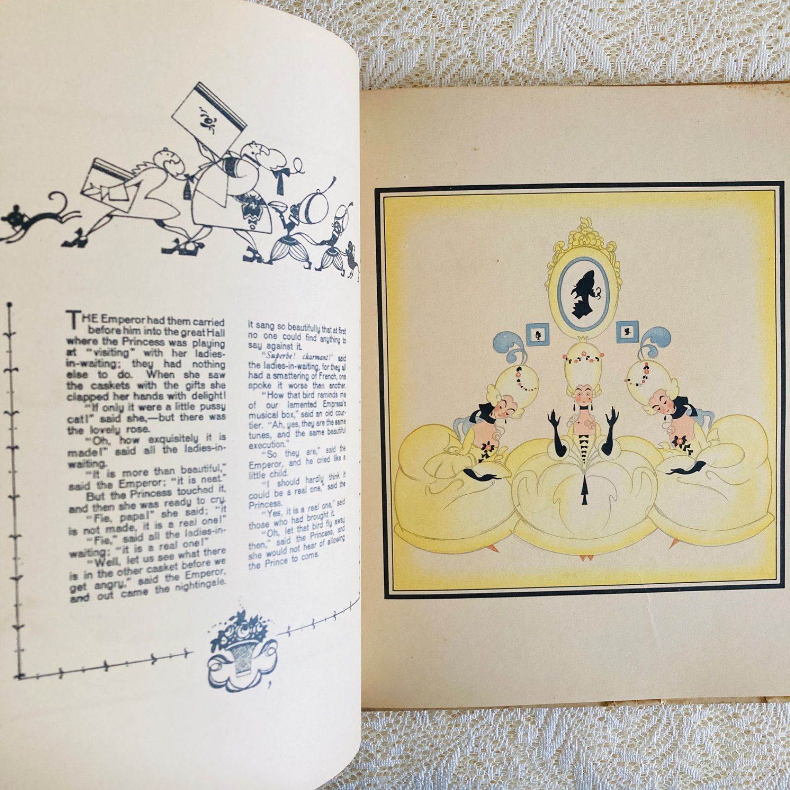 Einar Nerman挿絵の希少なアンティーク絵本 1924年頃 アンデルセン童話