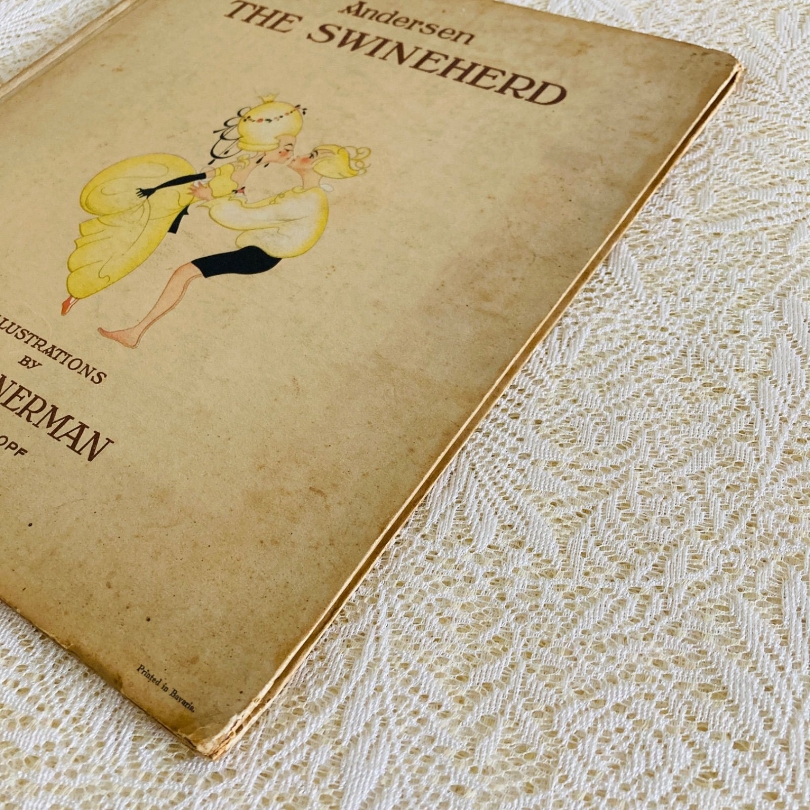 715①1924年Einar Nermanアンティーク絵本　挿絵　イラスト　洋書 Einar Nerman挿絵の希少なアンティーク絵本 1924年頃 アンデルセン童話