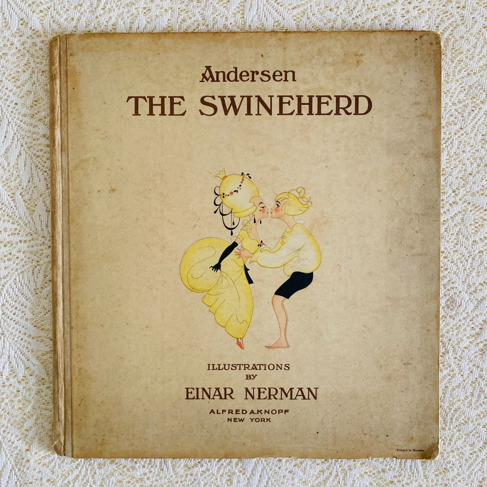 Einar Nerman挿絵の希少なアンティーク絵本 1924年頃 アンデルセン童話