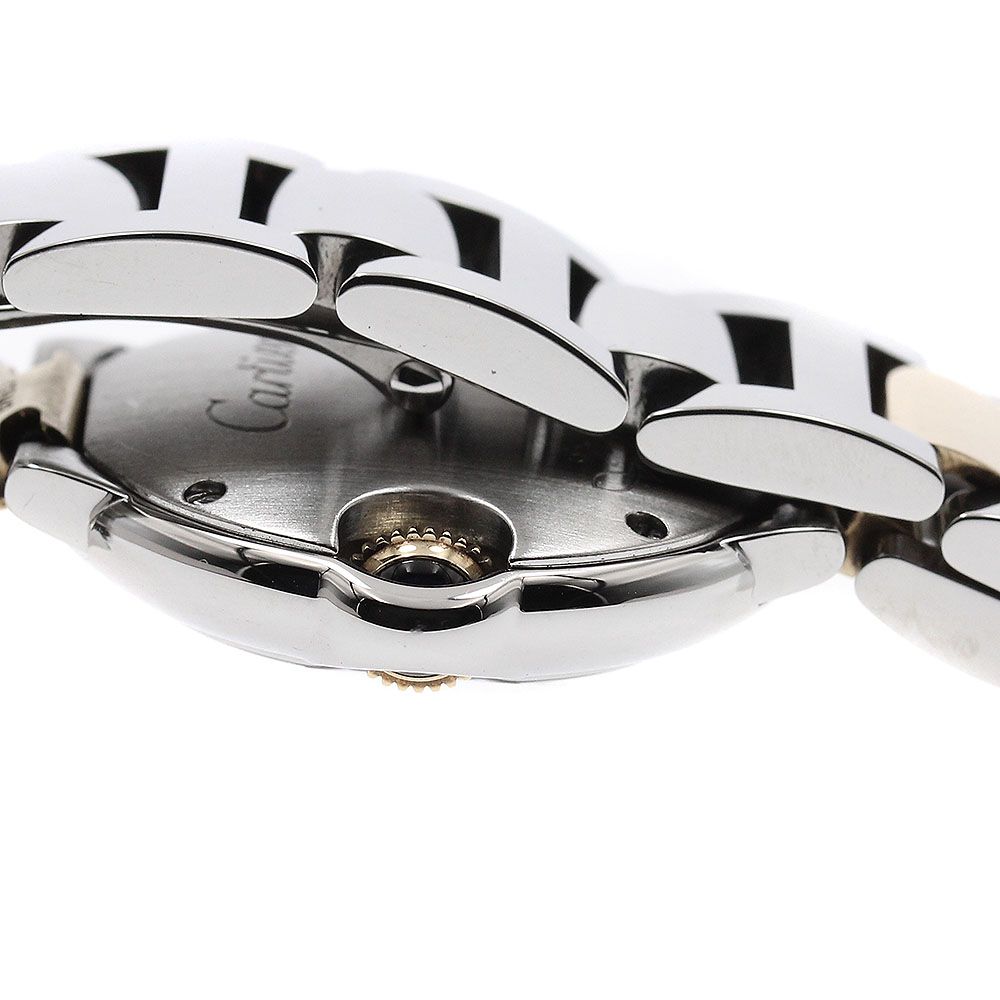 カルティエ CARTIER W69007Z3 バロンブルー SM コンビ クォーツ レディース 良品 _906830 Cartier - カルティエ CARTIER W69007Z3 バロンブルー SM コンビ