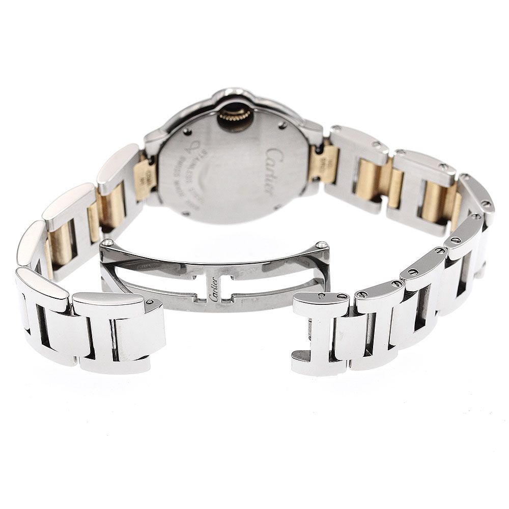 カルティエ CARTIER W69007Z3 バロンブルー SM コンビ クォーツ レディース 良品 _906830 カルティエ CARTIER W69007Z3 バロンブルー SM コンビ クォーツ