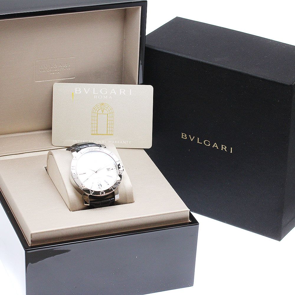 ブルガリ BVLGARI BB42SL AUTO ブルガリブルガリ デイト 自動巻き