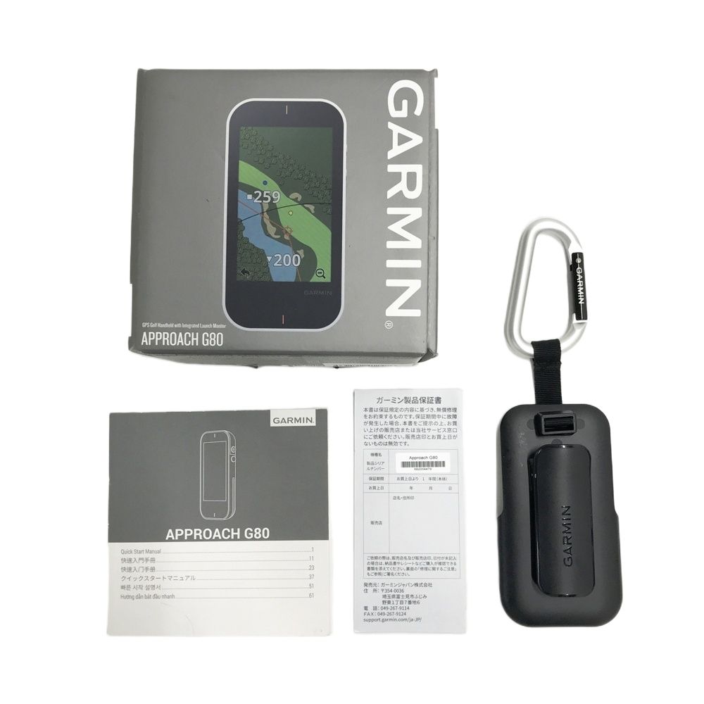GARMIN ガーミン APPROACH G80 レーダー飛距離計 スイング分析機能搭載 