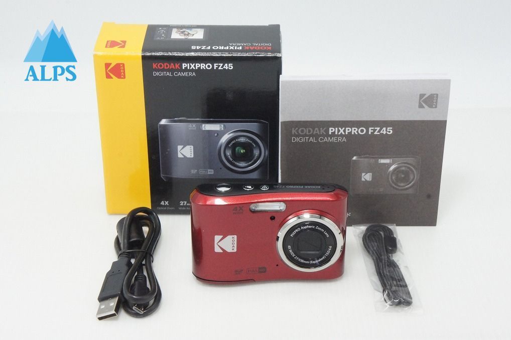 Kodak コダック デジタルカメラ FZ45 単三電池式 (レッド) Amazon