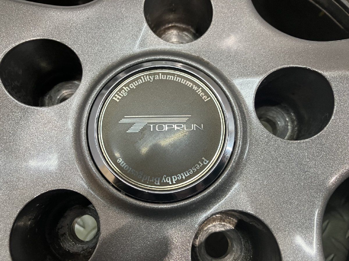 BS BRIDGESTONE TOPRUN RD5 トップラン 15インチ 4本 6J5HPCD114.3+45 セレナ エスクァイア ヴォクシー ノア等　(MHZ913) クレジットカード QRコード決済可能 BS BRIDGESTONE TOPRUN RD5 トップラン 15インチ 4本 6J5HPCD114.3+45