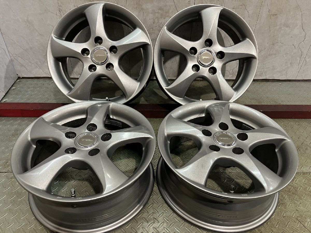 BS BRIDGESTONE TOPRUN RD5 トップラン 15インチ 4本 6J5HPCD114.3+45 セレナ エスクァイア ヴォクシー ノア等　(MHZ913) クレジットカード QRコード決済可能 BS BRIDGESTONE TOPRUN RD5 トップラン 15インチ 4本 6J5HPCD114.3+45
