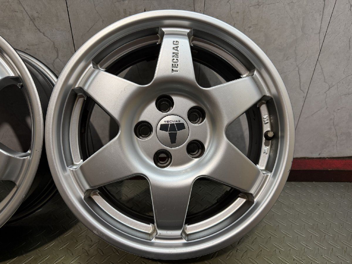 VW ポロ テクマグ 6J-15インチ 夏タイヤ 4本セット TAS JAPAN TECMAG Type206R テクマグ タイプ206R 15インチ 4本