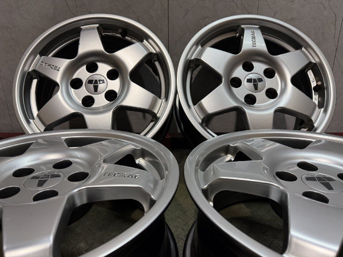 VW ポロ テクマグ 6J-15インチ 夏タイヤ 4本セット TAS JAPAN TECMAG Type206R テクマグ タイプ206R 15インチ 4本