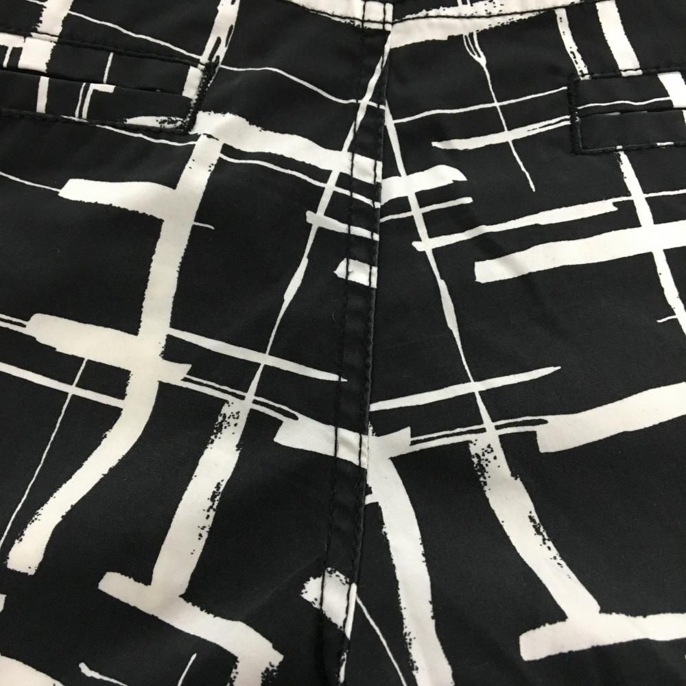 美品】セントアンドリュース パンツ 黒×白 総柄 メンズ M ゴルフウェア