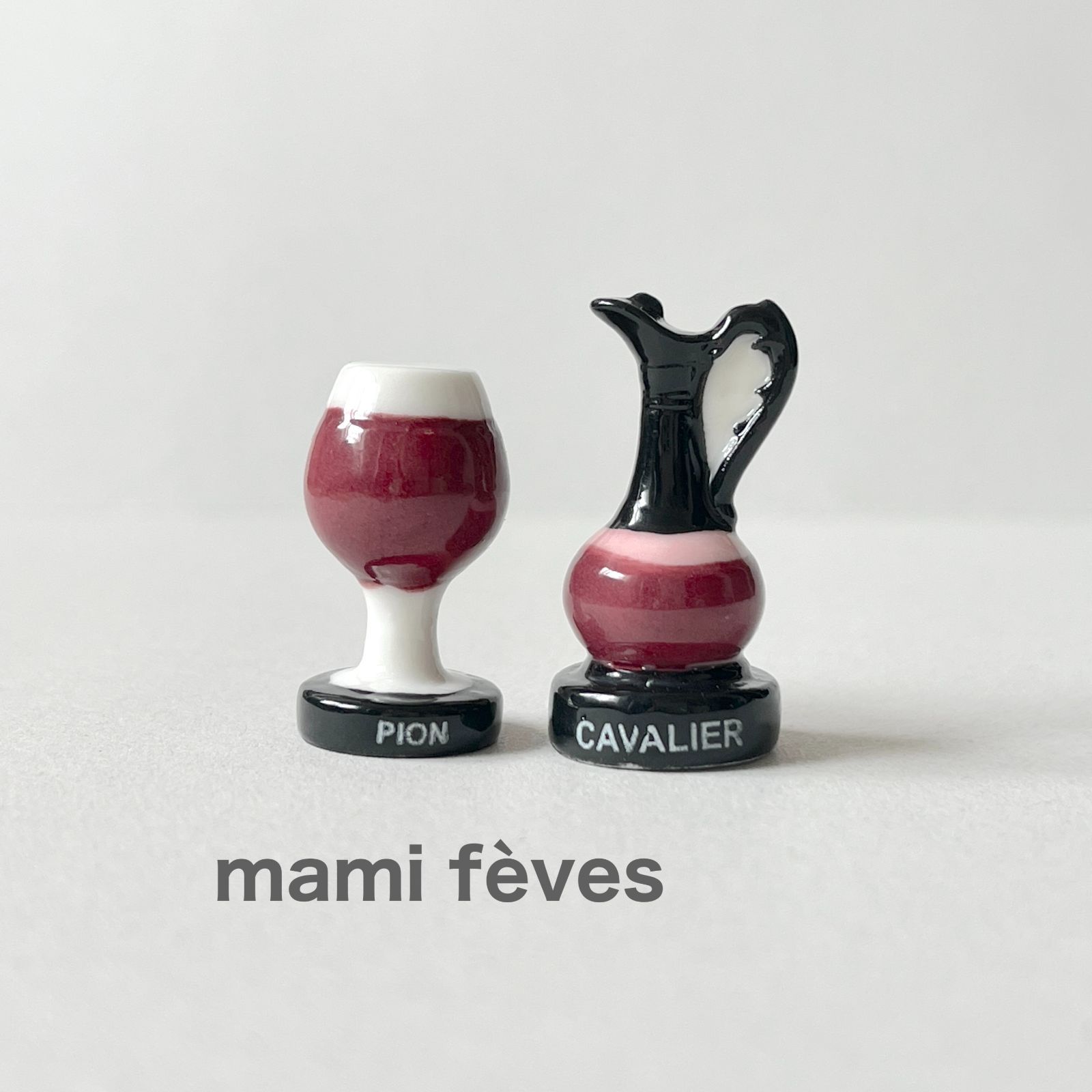 2 ワイン＊ミニチュア＊フランス＊フェーヴ＊ フェーブ＊ feve 