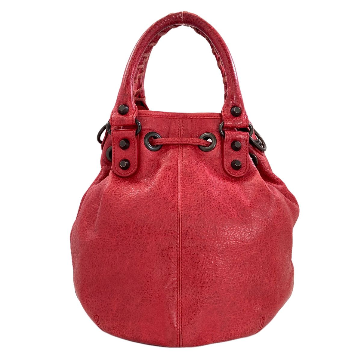 BALENCIAGA バレンシアガ 246438 クラシックミニポンポン ハンドバッグ