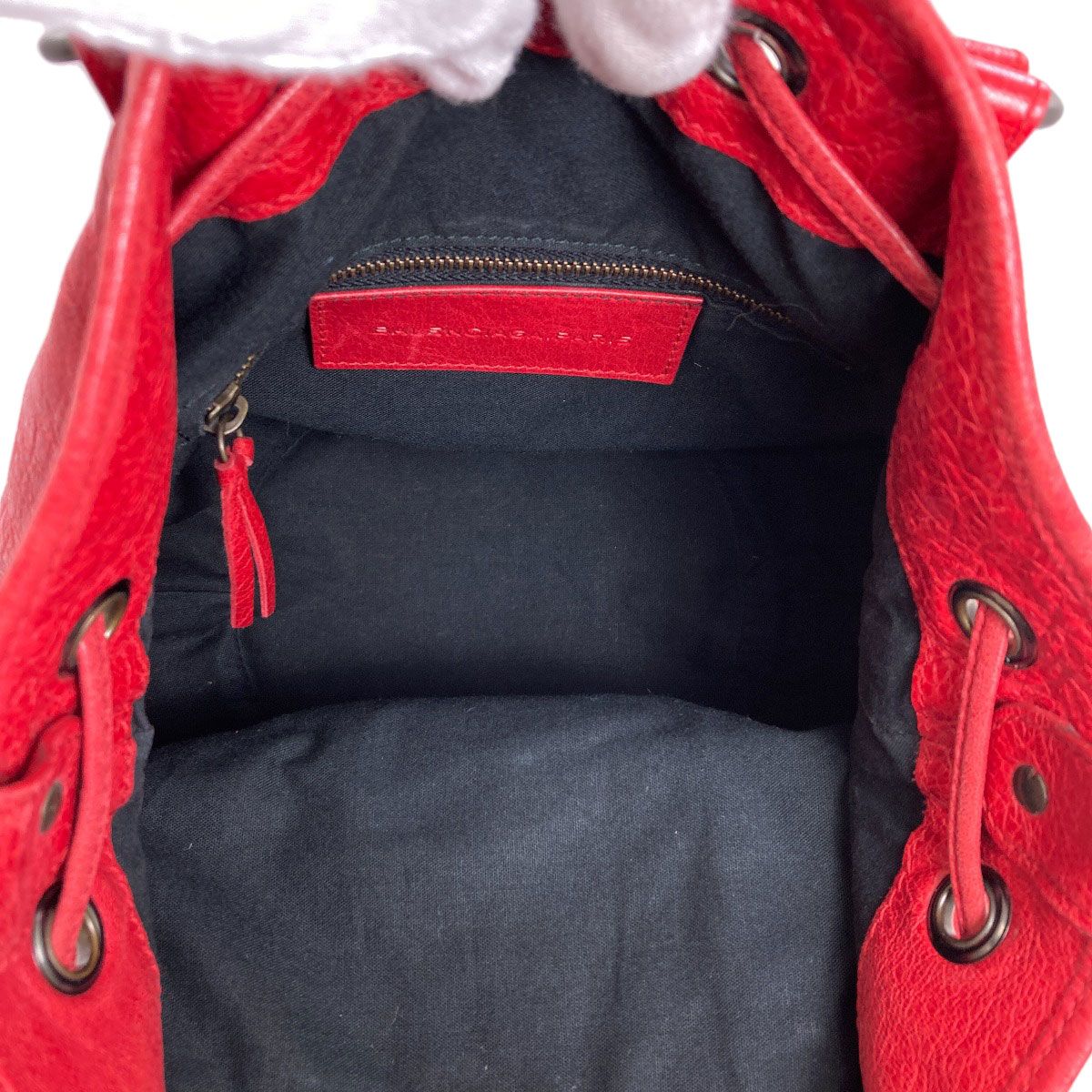 BALENCIAGA バレンシアガ 246438 クラシックミニポンポン ハンドバッグ