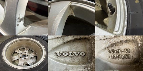 【BS BLIZZAK VRX3 205/60R16】スタッドレス【VOLVO V40クロスカントリー 純正ホイール 16インチ 7J5HPCD108+50】21年製 バリ溝 (MTR572MI) クレジットカード QRコード決済可能 BS BLIZZAK VRX3 205/60R16】スタッドレス【VOLVO V40クロスカントリー