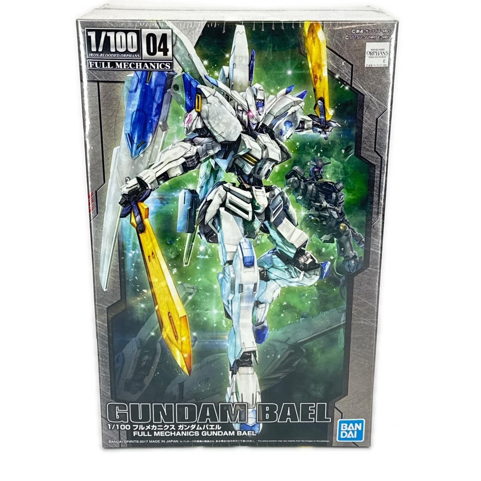 未使用 BANDAI 機動戦士ガンダム 鉄血のオルフェンズ 1/100 FULL MECHANICS ガンダムバエル プラモデル