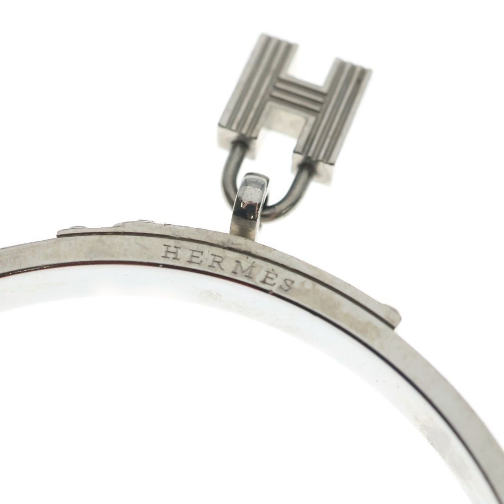 HERMES (エルメス) ケリー Hカデナ バングル ブレスレット シルバー