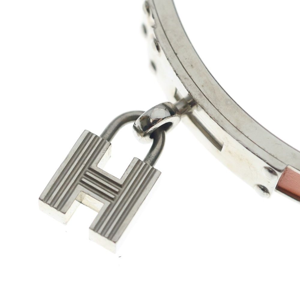 HERMES (エルメス) ケリー Hカデナ バングル ブレスレット シルバー