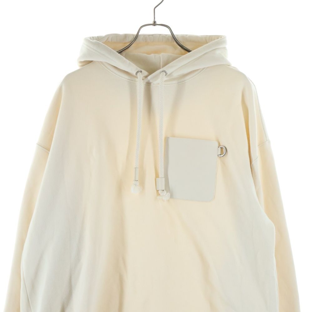 LOEWE (ロエベ) Anagram Patch Hoodie レザーアナグラムパッチ プル 