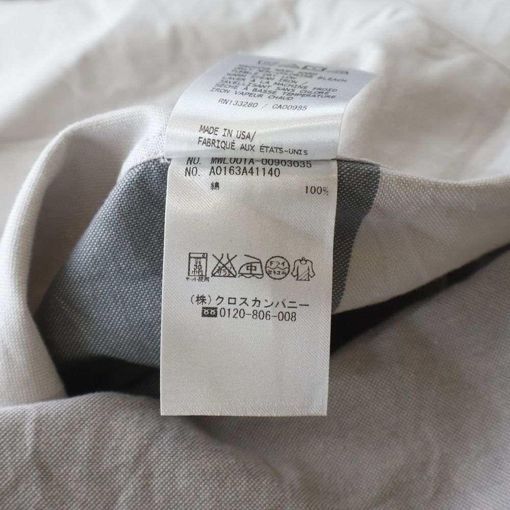 THOM BROWNE (トムブラウン) 16AW OVERSIZED PLAID OXFORD SHIRT